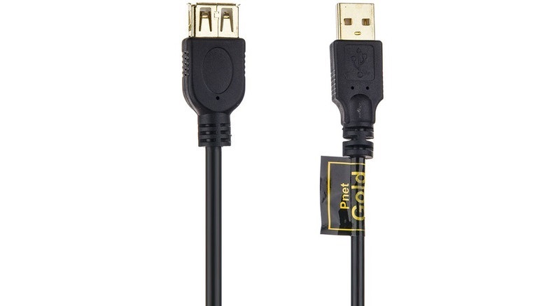 کابل افزایش طول USB 2.0 پی نت مدل Gold طول 1.5 متر