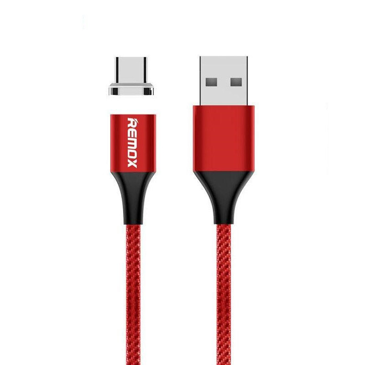 کابل شارژ تبدیل مغناطیسی USB به USB-C ریمکس مدل RC-200 طول 1 متر