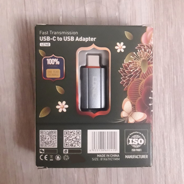 مبدل USB-C به USB الدینیو مدل FAST-LD
