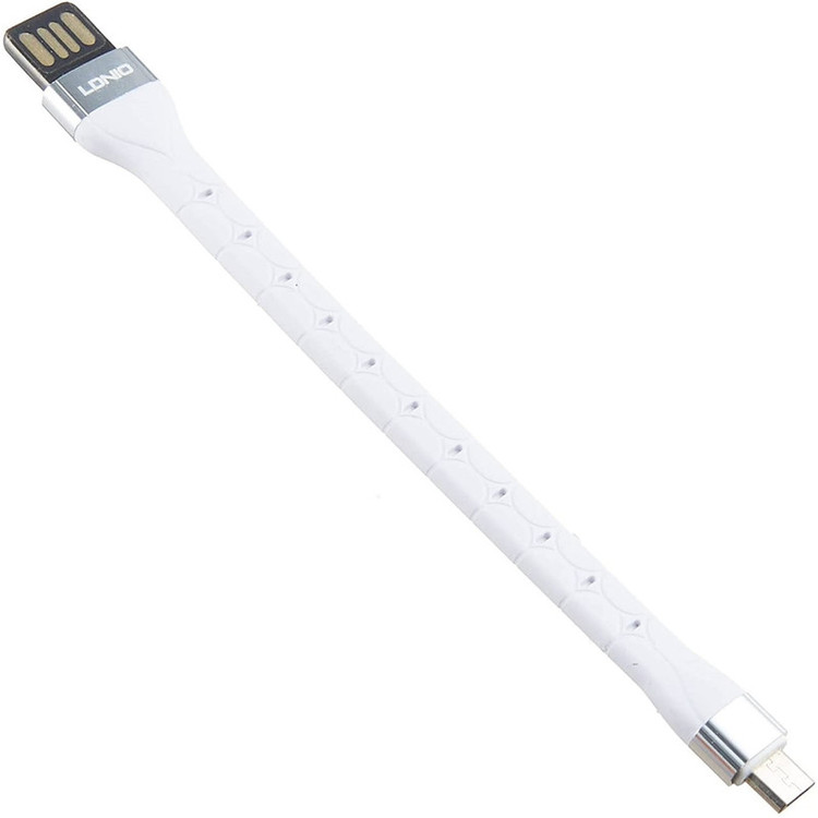 کابل تبدیل USB به microUSB الدینیو مدل LS50 طول 0.15 متر