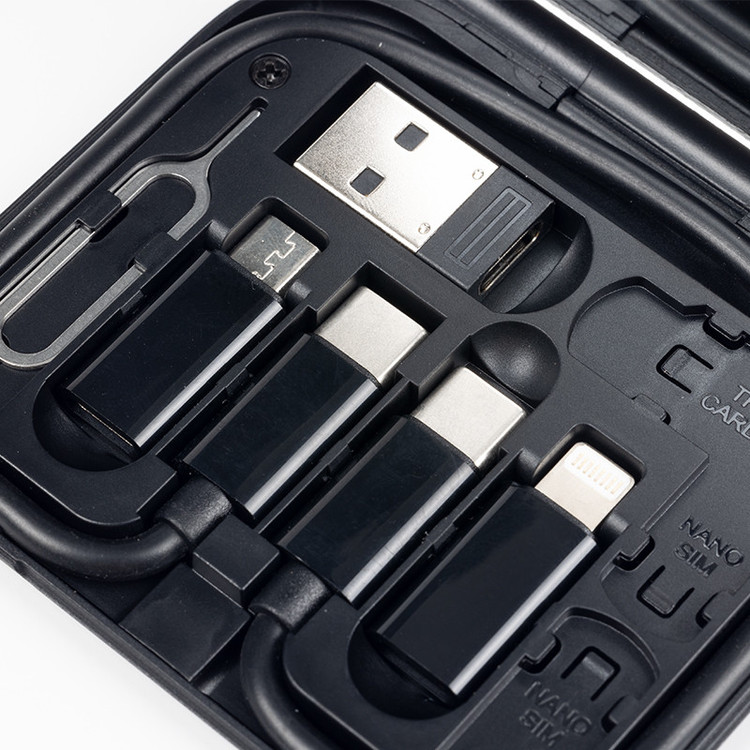 مبدل USB / MicroUSB / Lightning / Type-C و پایه نگهدارنده هیسکا مدل HR-01
