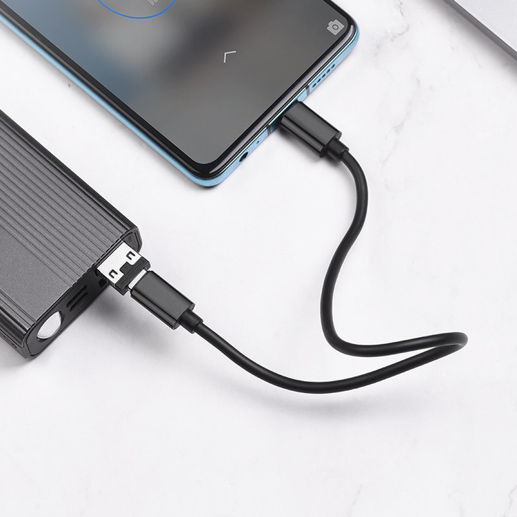 مبدل USB / MicroUSB / Lightning / Type-C و پایه نگهدارنده هیسکا مدل HR-01