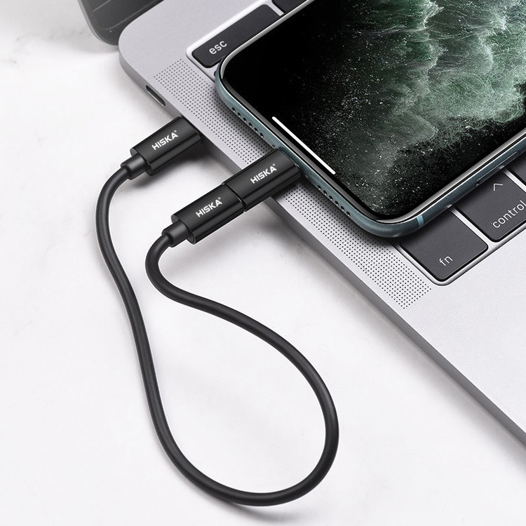 مبدل USB / MicroUSB / Lightning / Type-C و پایه نگهدارنده هیسکا مدل HR-01