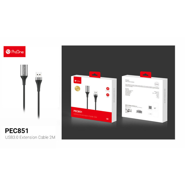 کابل افزایش طول USB 3.0 پرووان مدل PEC851 به طول 2 متر
