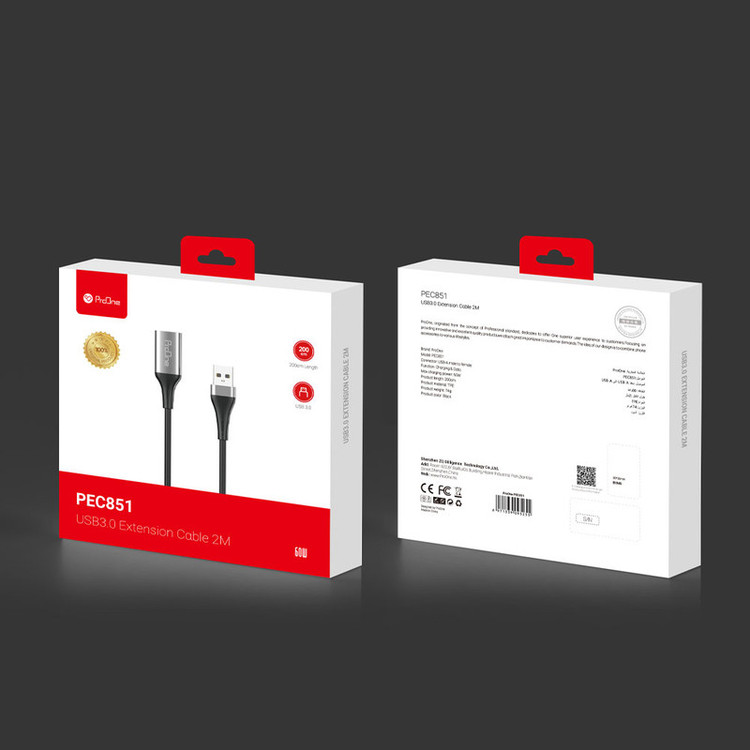 کابل افزایش طول USB 3.0 پرووان مدل PEC851 به طول 2 متر