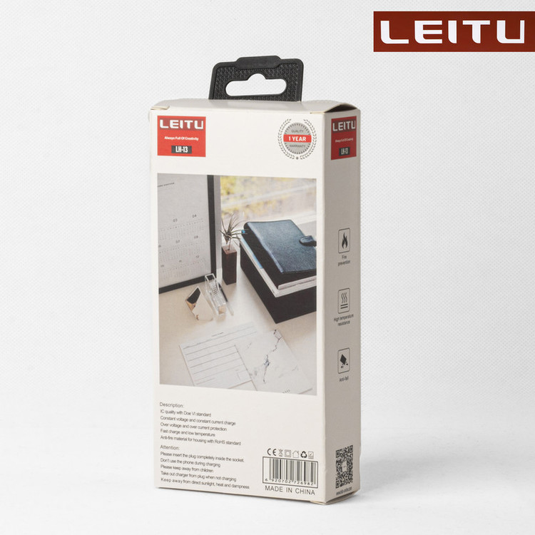 شارژر دیواری لیتو مدل LH-13 20W به همراه کابل تبدیل USB-C